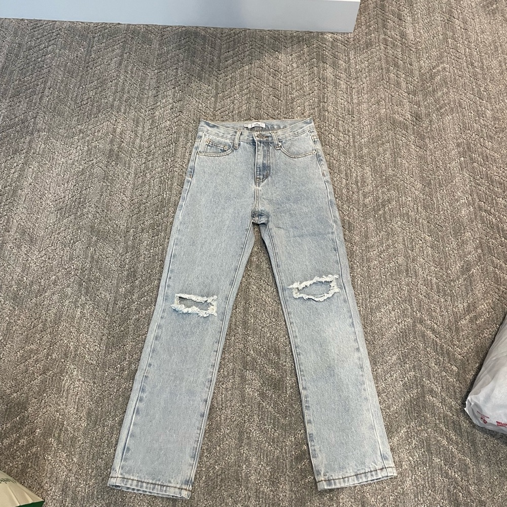Light colored jeans